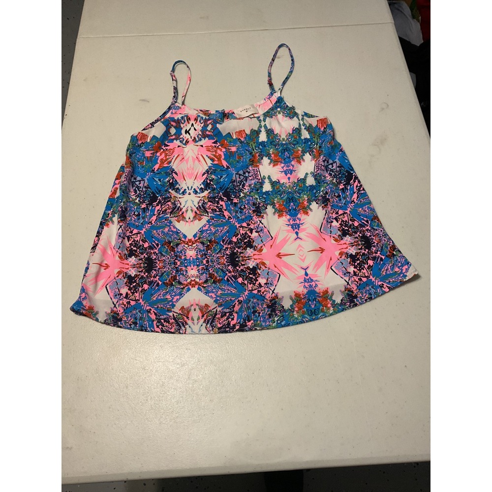 EVERLY Boho Abstract Print Cami Tank Top Women's Size S‎